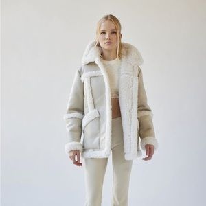 Urban Outfitters Willa faux leather jacket size small